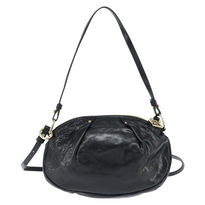 Chloe Vintage Shoulder Bag Leather, BLACK, LEATHER, Shoulder bag