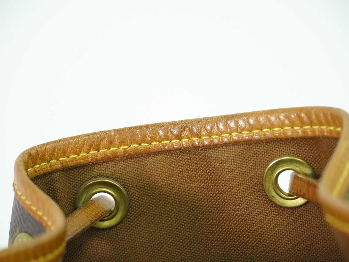 Louis Vuitton Vintage Montsouris Backpack Monogram Canvas, BROWN, CANVAS, Backpack