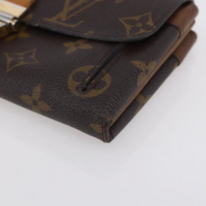 Louis Vuitton Elysee Wallet Monogram Canvas and Leather, CAMEL, CANVAS, Wallets