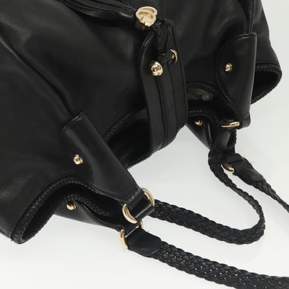 Gucci Marrakech Shoulder Bag Leather, BLACK, LEATHER, Tote bag