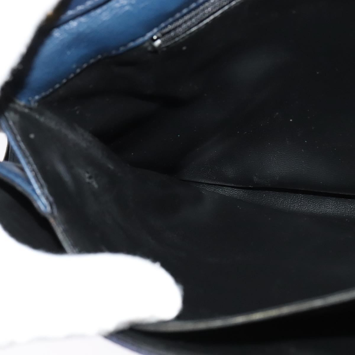 Burberry Flap Shoulder Bag Canvas, NAVY, CANVAS, Shoulder bag