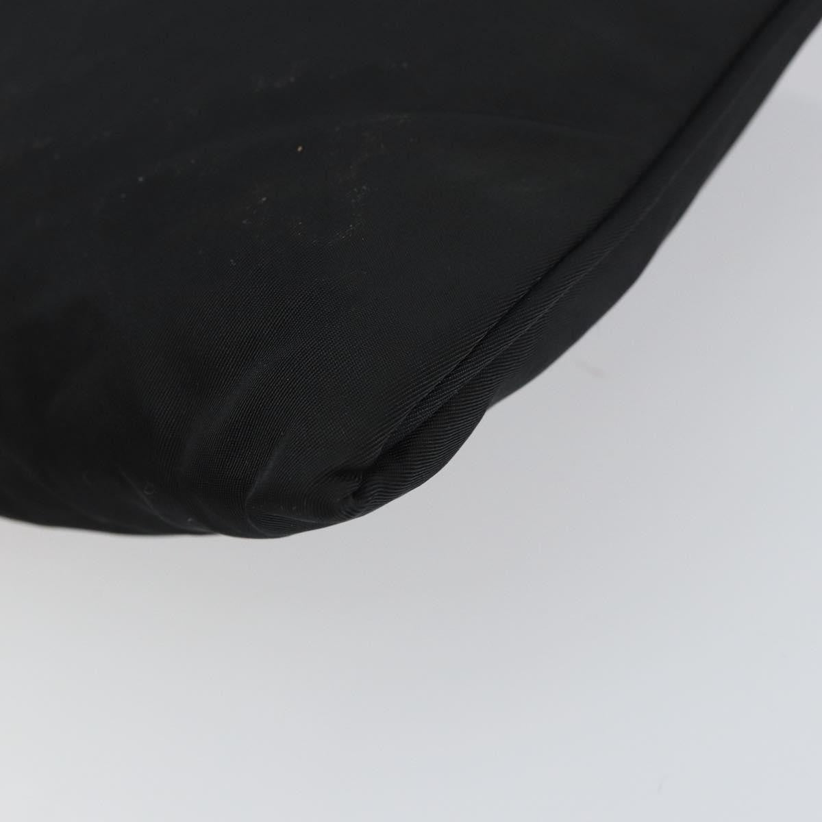 Prada Flat Messenger Bag Tessuto, BLACK, NYLON, Shoulder bag