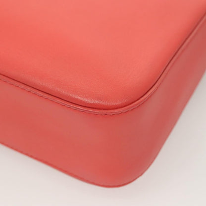 Fendi Be Baguette Flap Bag Leather, PINK, LEATHER, Shoulder bag