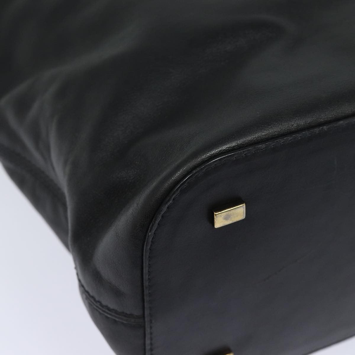 Celine Handbag Leather, BLACK, LEATHER, Handbag