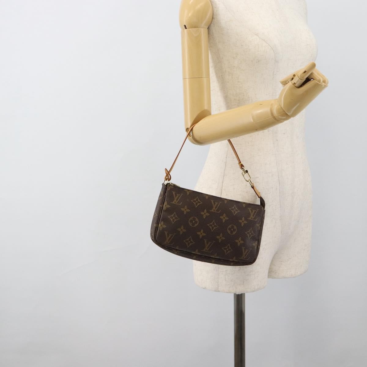 Louis Vuitton Pochette Accessoires NM Monogram Canvas, Brown, Canvas, Clutch