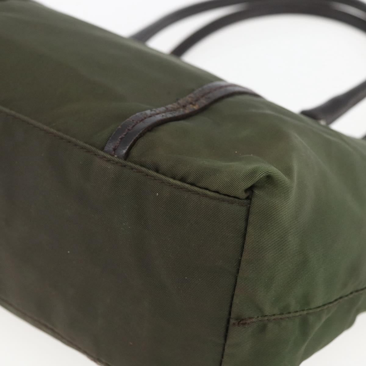 Prada Vintage Tote Tessuto, KHAKI, NYLON, Tote bag