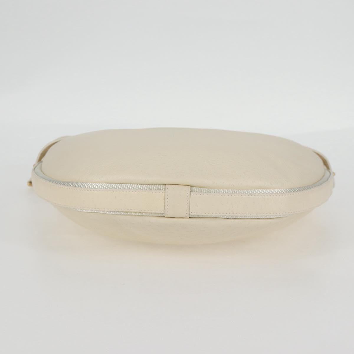 Salvatore Ferragamo Gancini Hobo Leather, BEIGE, LEATHER, Handbag