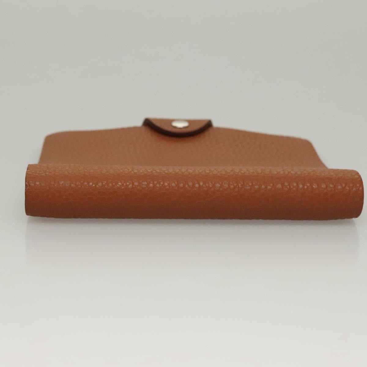 Hermes Ulysse Agenda Cover Leather, BROWN, LEATHER, Clutche & pouche