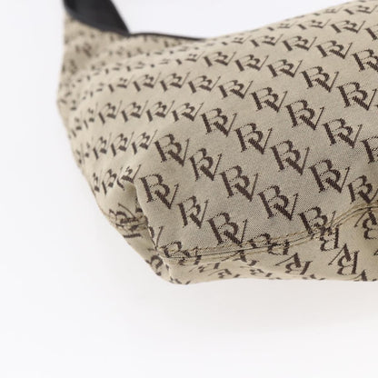 Bottega Veneta Vintage Shoulder Bag Canvas, BEIGE, CANVAS, Shoulder bag