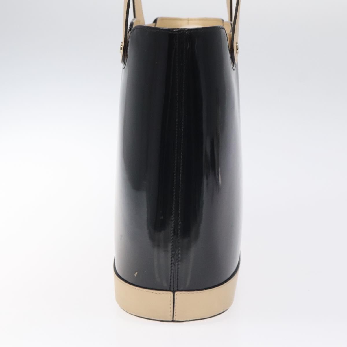 Salvatore Ferragamo Vintage Tote bag Patent Leather, BLACK, PATENT_LEATHER, Tote bag