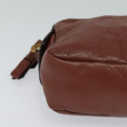 Chloe Vintage Shoulder Bag Leather, BROWN, LEATHER, Shoulder bag
