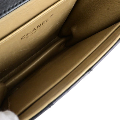 Chanel Chic Pearls Flap Bag Quilted Lambskin, BLACK, LEATHER, Shoulder bag