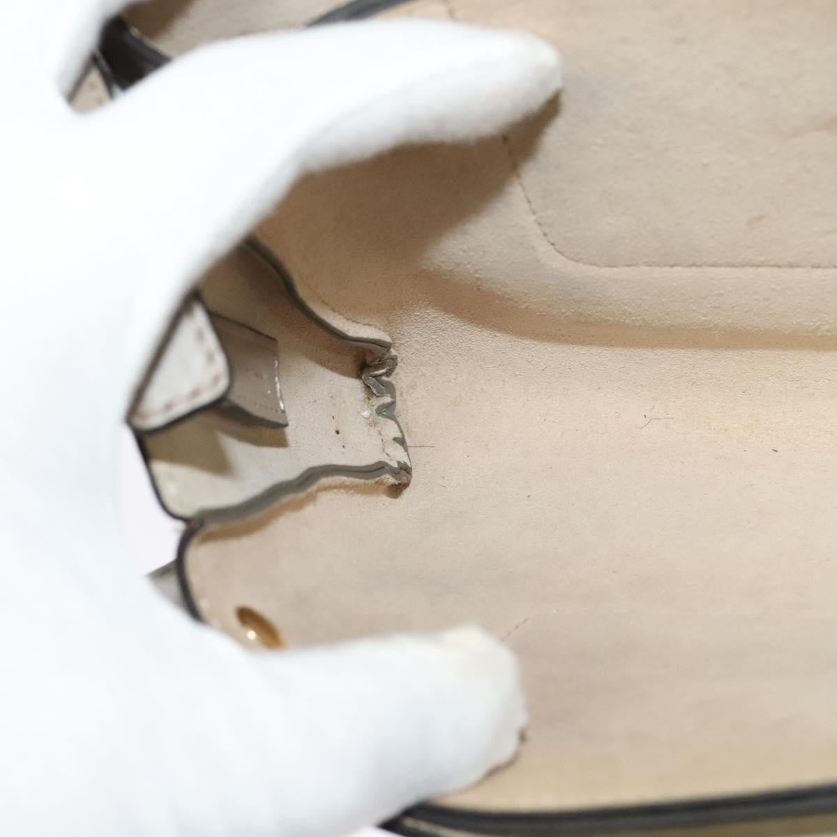 Chloe Faye Shoulder Bag Leather and Suede, BEIGE, LEATHER, Shoulder bag