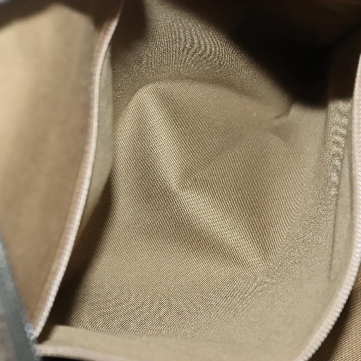 Salvatore Ferragamo Gancini Buckle Shoulder Bag Leather, KHAKI, LEATHER, Shoulder bag