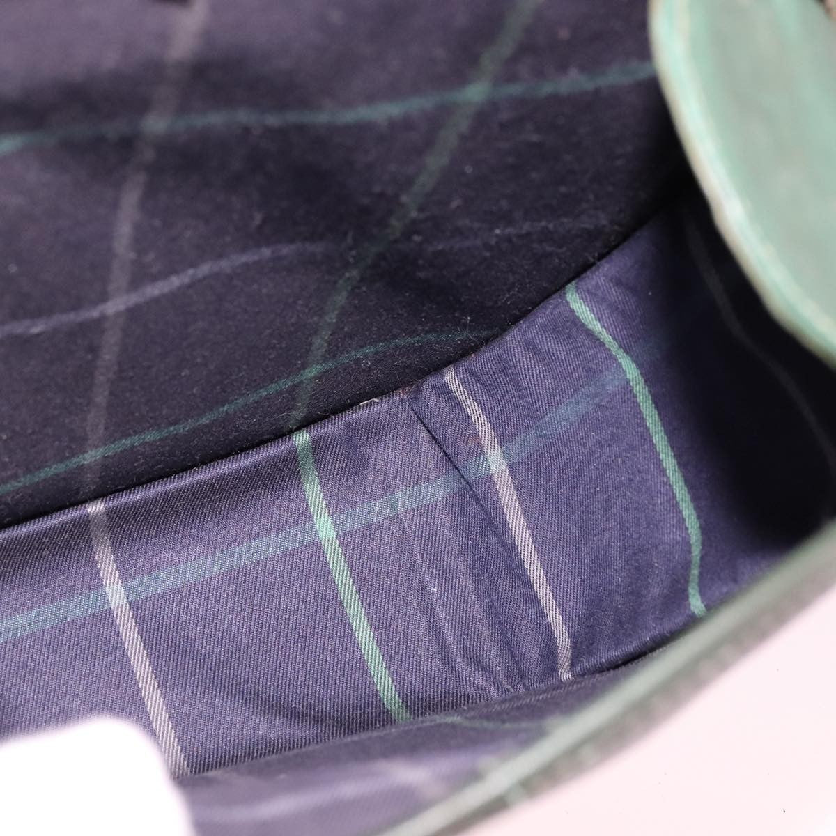 Burberry Vintage Shoulder Bag Leather, GREEN, LEATHER, Shoulder bag