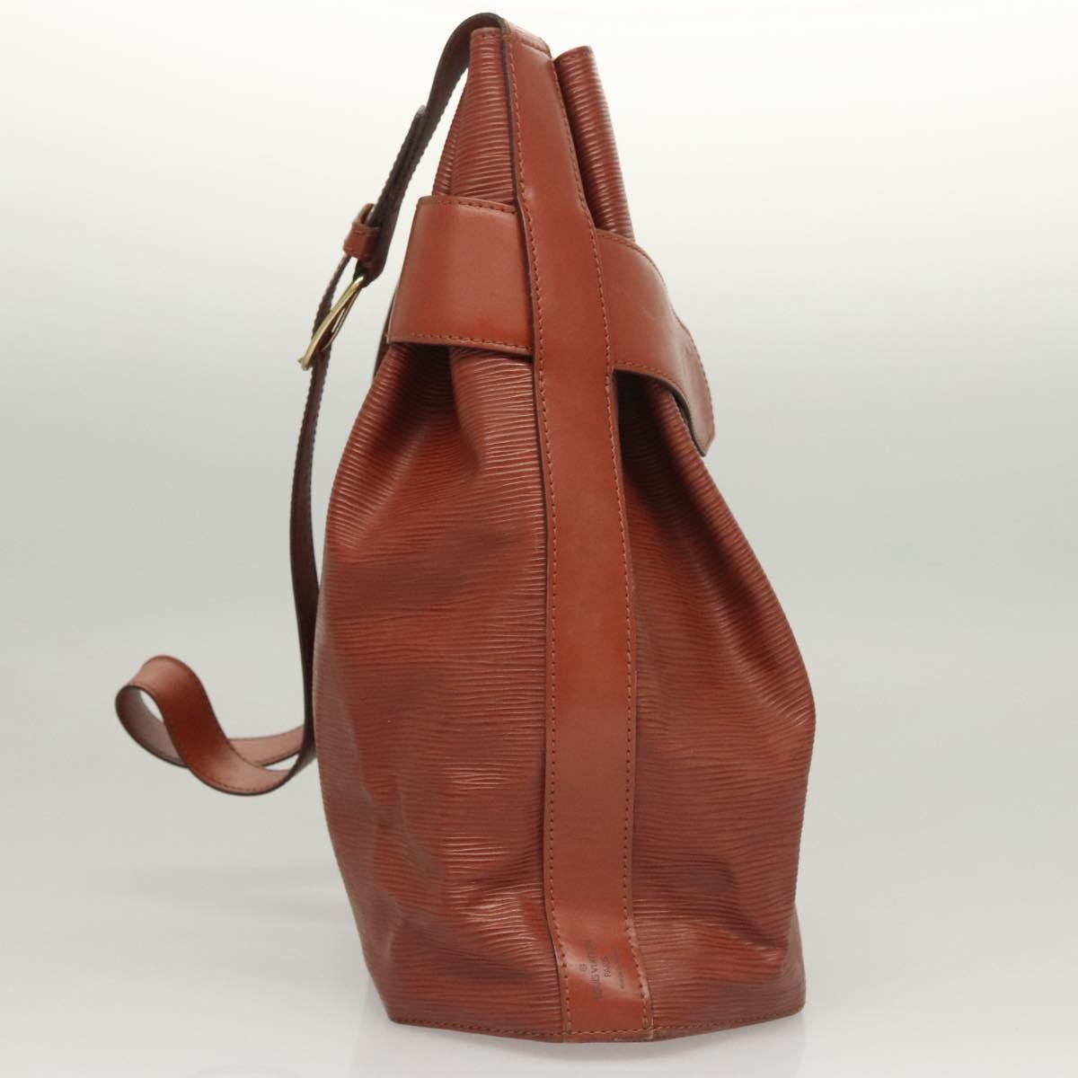 Louis Vuitton Vintage Sac d'Epaule Handbag Epi Leather, BROWN, LEATHER, Shoulder bag