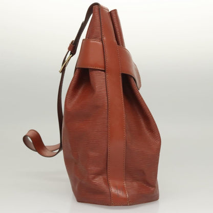 Louis Vuitton Vintage Sac d'Epaule Handbag Epi Leather, BROWN, LEATHER, Shoulder bag