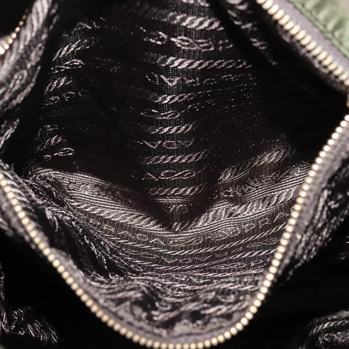 Prada Vintage Flap Messenger Bag Tessuto, KHAKI, NYLON, Shoulder bag