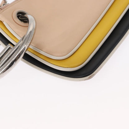 Fendi Triplette Pouch Set Calfskin, MULTICOLOUR, LEATHER, Clutche & pouche