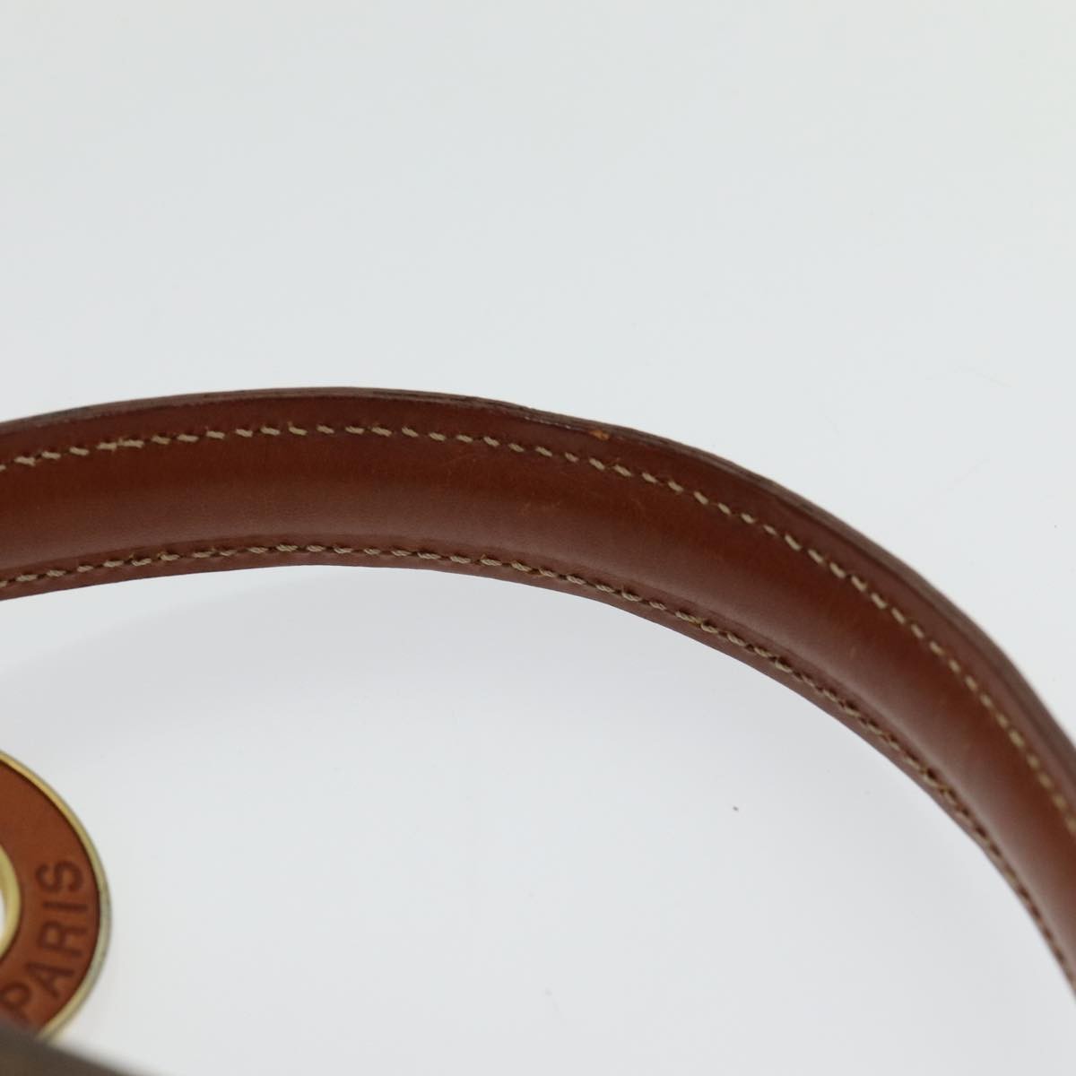 Celine Vintage Convertible Top Handle Bag Macadam Coated Canvas, BROWN, CANVAS, Handbag