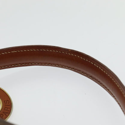 Celine Vintage Convertible Top Handle Bag Macadam Coated Canvas, BROWN, CANVAS, Handbag