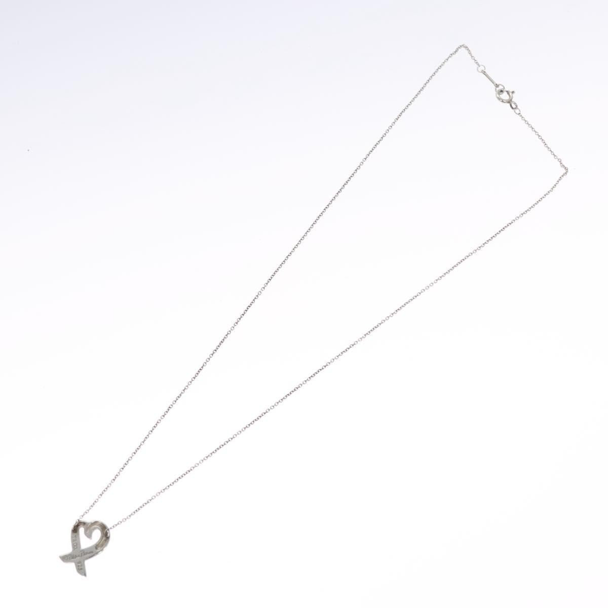 Tiffany & Co. Paloma Picasso Loving Heart Pendant Necklace Silver 925, SILVER, SILVER, Necklace