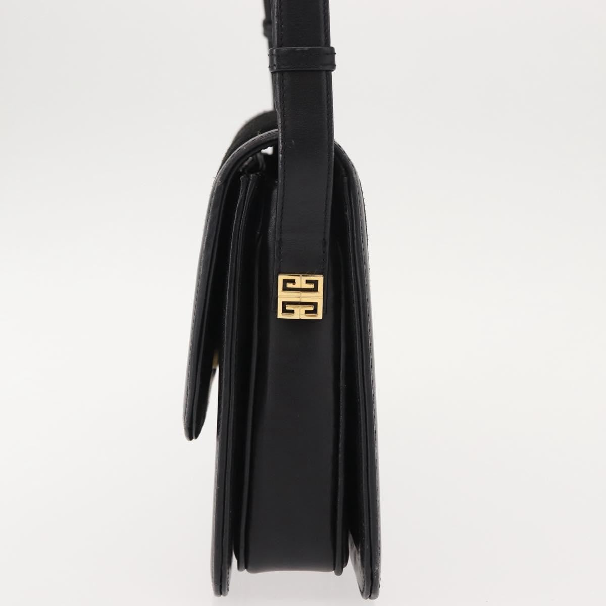 Givenchy Vintage 4G shoulder bag Suede, BLACK, SUEDE, Shoulder bag