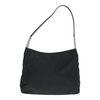 Prada Vintage Shoulder Bag Tessuto, BLACK, NYLON, Shoulder bag