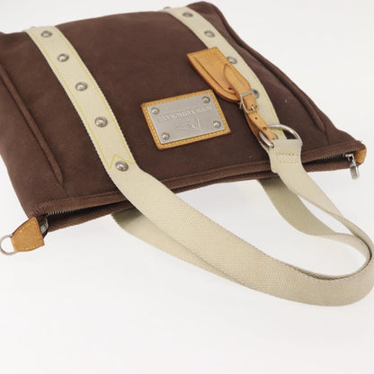 Louis Vuitton Antigua Tote Canvas, BROWN, CANVAS, Tote bag