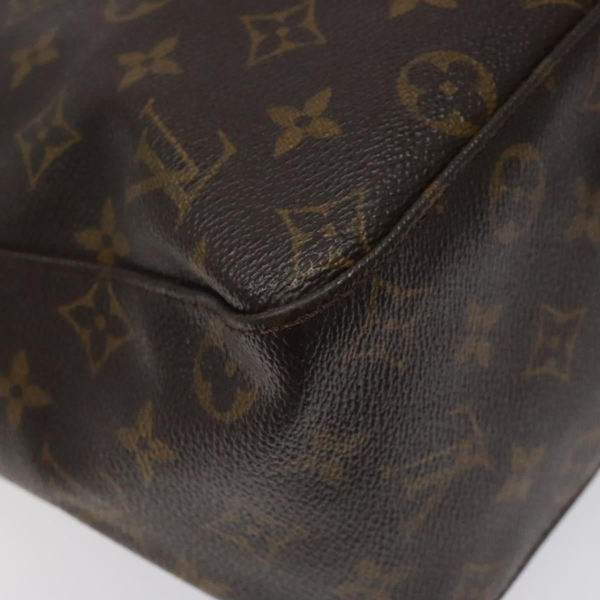 Louis Vuitton Looping Handbag Monogram Canvas, BROWN, CANVAS, Handbag