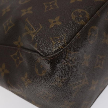 Louis Vuitton Looping Handbag Monogram Canvas, BROWN, CANVAS, Handbag