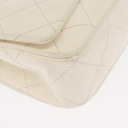 Chanel Reissue 2.55 Flap Bag Leather, WHITE, LEATHER, Shoulder bag