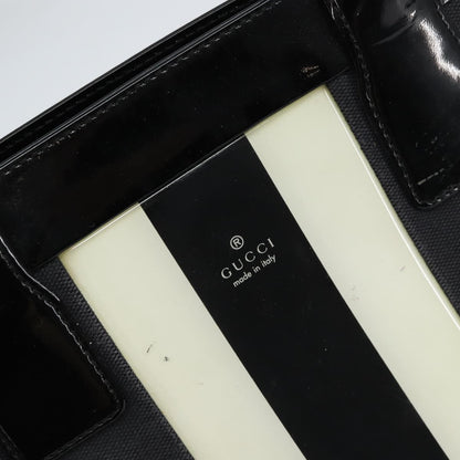 Gucci Vintage tote Canvas, BLACK, CANVAS, Tote bag