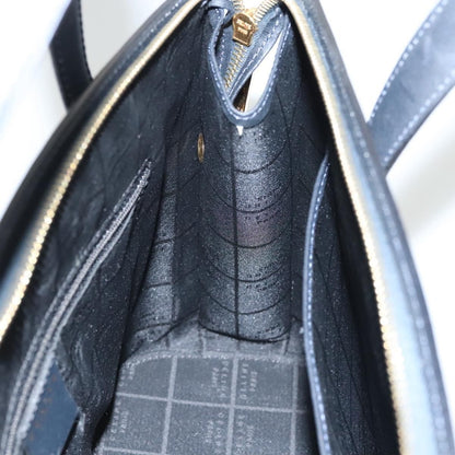 Celine Handbag Leather, NAVY, LEATHER, Handbag