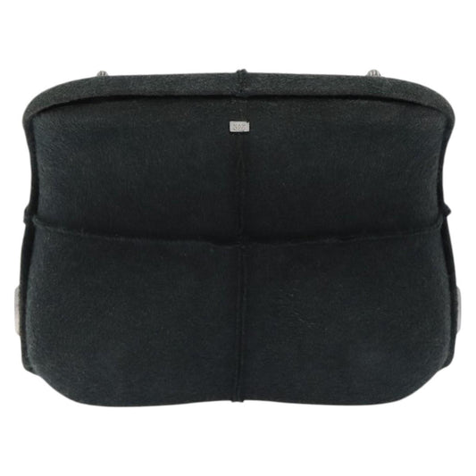 Chanel Millennium Shoulder Bag Felt, GRAY, SYNTHETIC, Shoulder bag