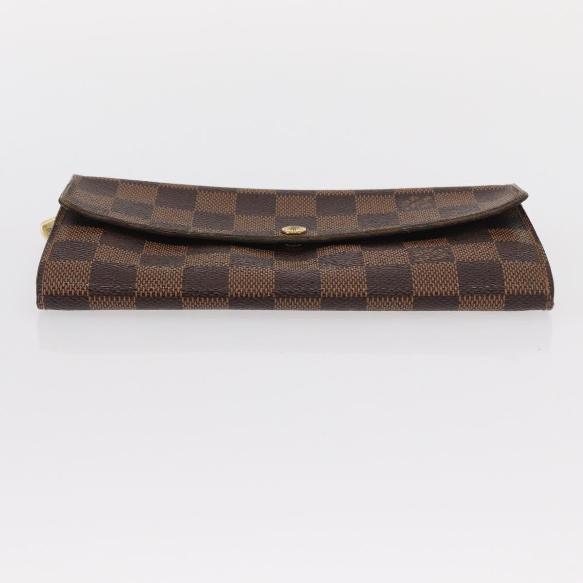Louis Vuitton Sarah Wallet NM Damier, BROWN, CANVAS, Wallets