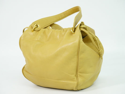 Loewe Anagram Tote Leather, Beige, Leather, Tote Bag