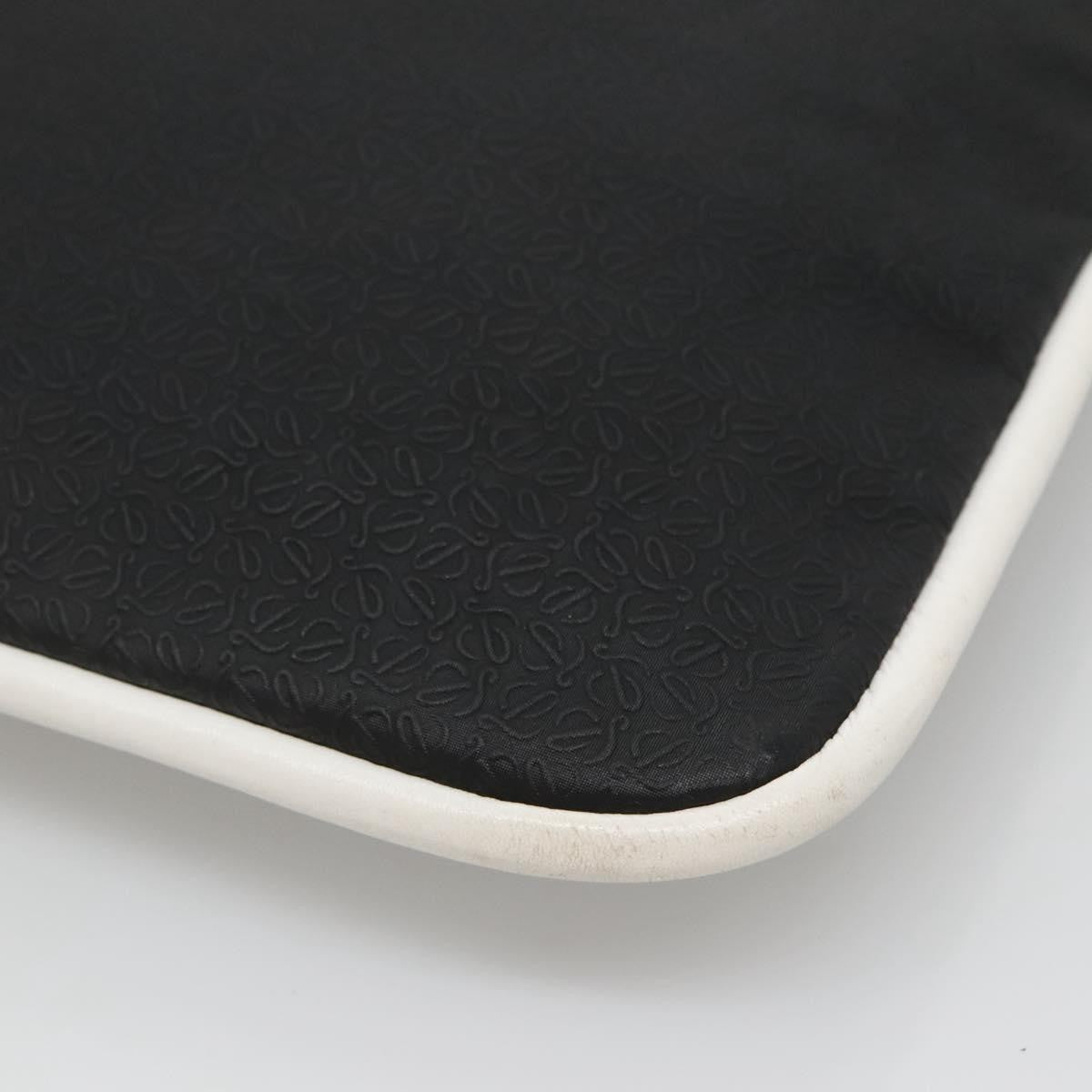 Loewe Anagram Shoulder Bag Leather, BLACK, LEATHER, Shoulder bag