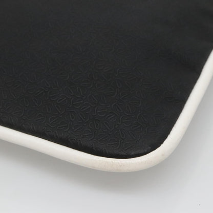 Loewe Anagram Shoulder Bag Leather, BLACK, LEATHER, Shoulder bag