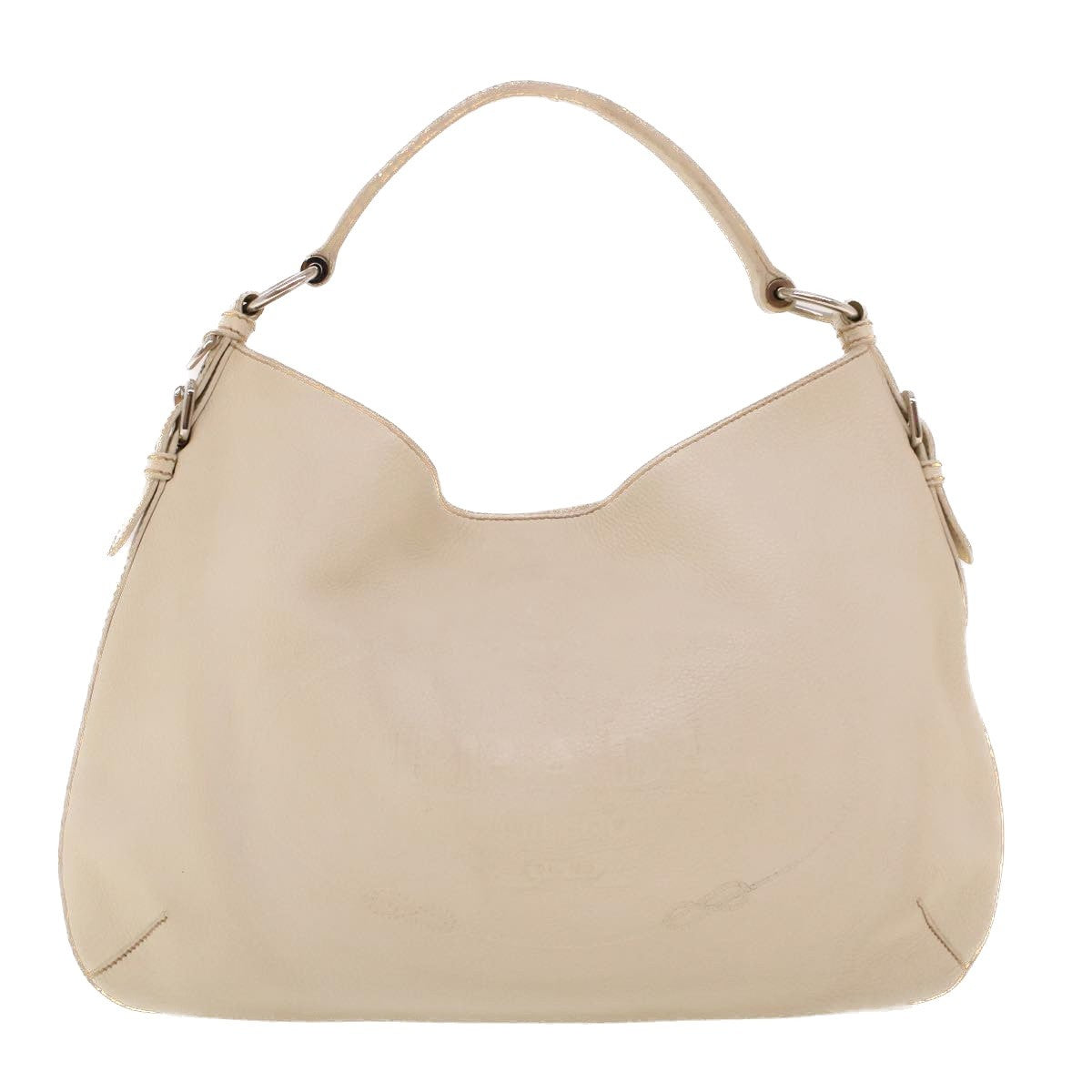 Prada Vintage Shoulder Bag Leather, White, Leather, Shoulder Bag