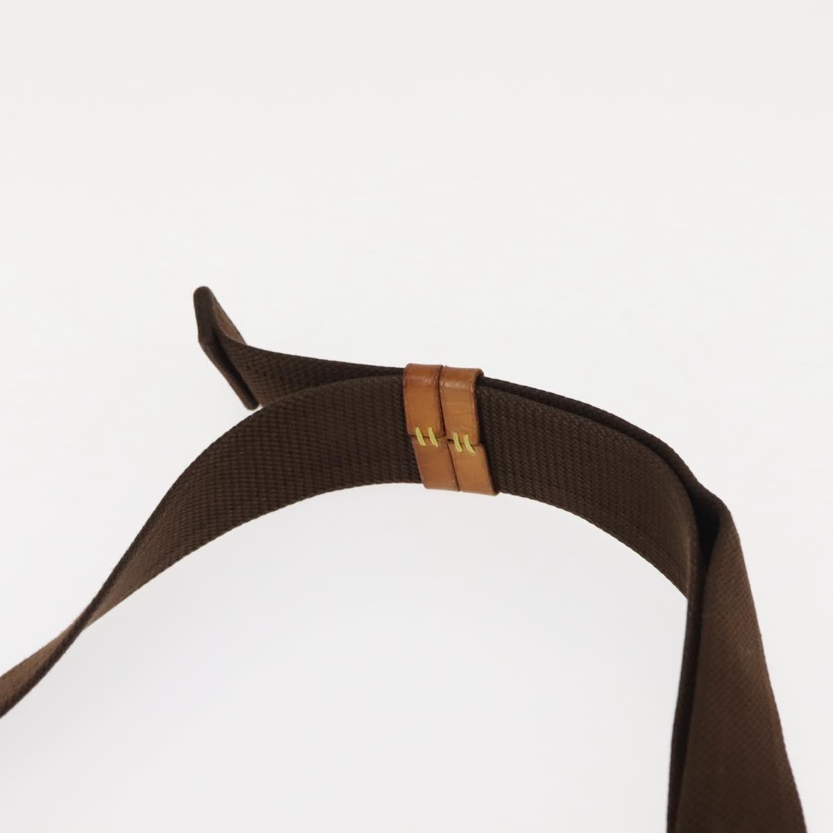 Louis Vuitton Pochette Gange Monogram Canvas, BROWN, CANVAS, Clutche & pouche