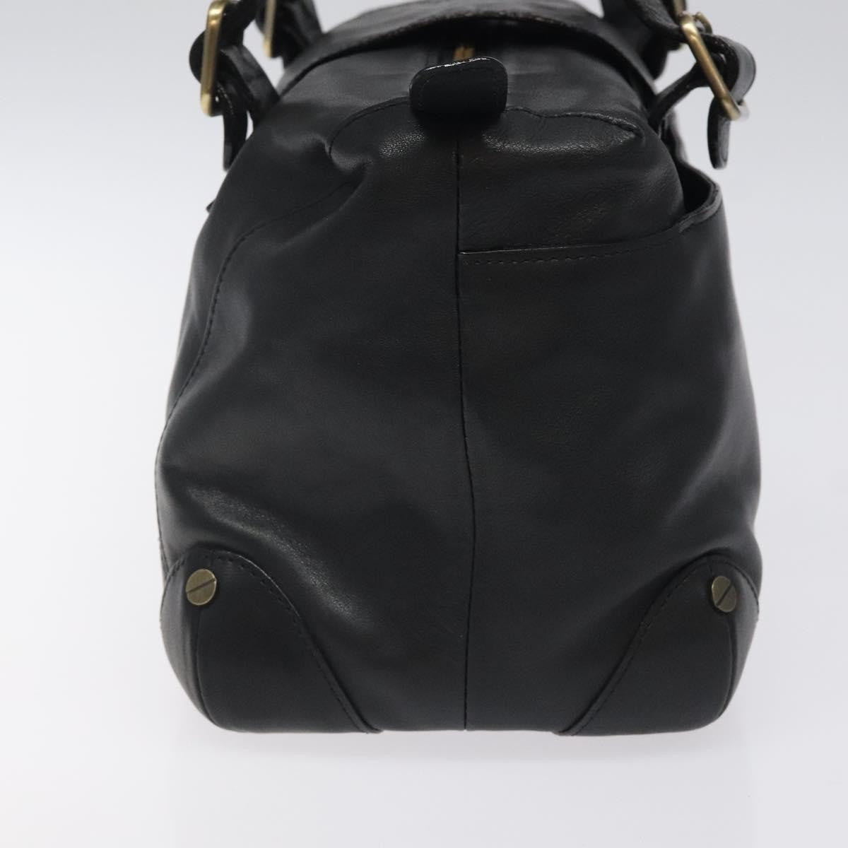 Chloe Vintage Shoulder Bag Leather, BLACK, LEATHER, Shoulder bag