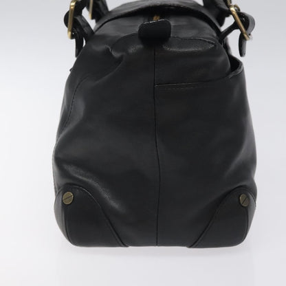 Chloe Vintage Shoulder Bag Leather, BLACK, LEATHER, Shoulder bag
