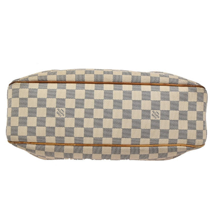 Louis Vuitton Siracusa Handbag Damier, WHITE, CANVAS, Shoulder bag