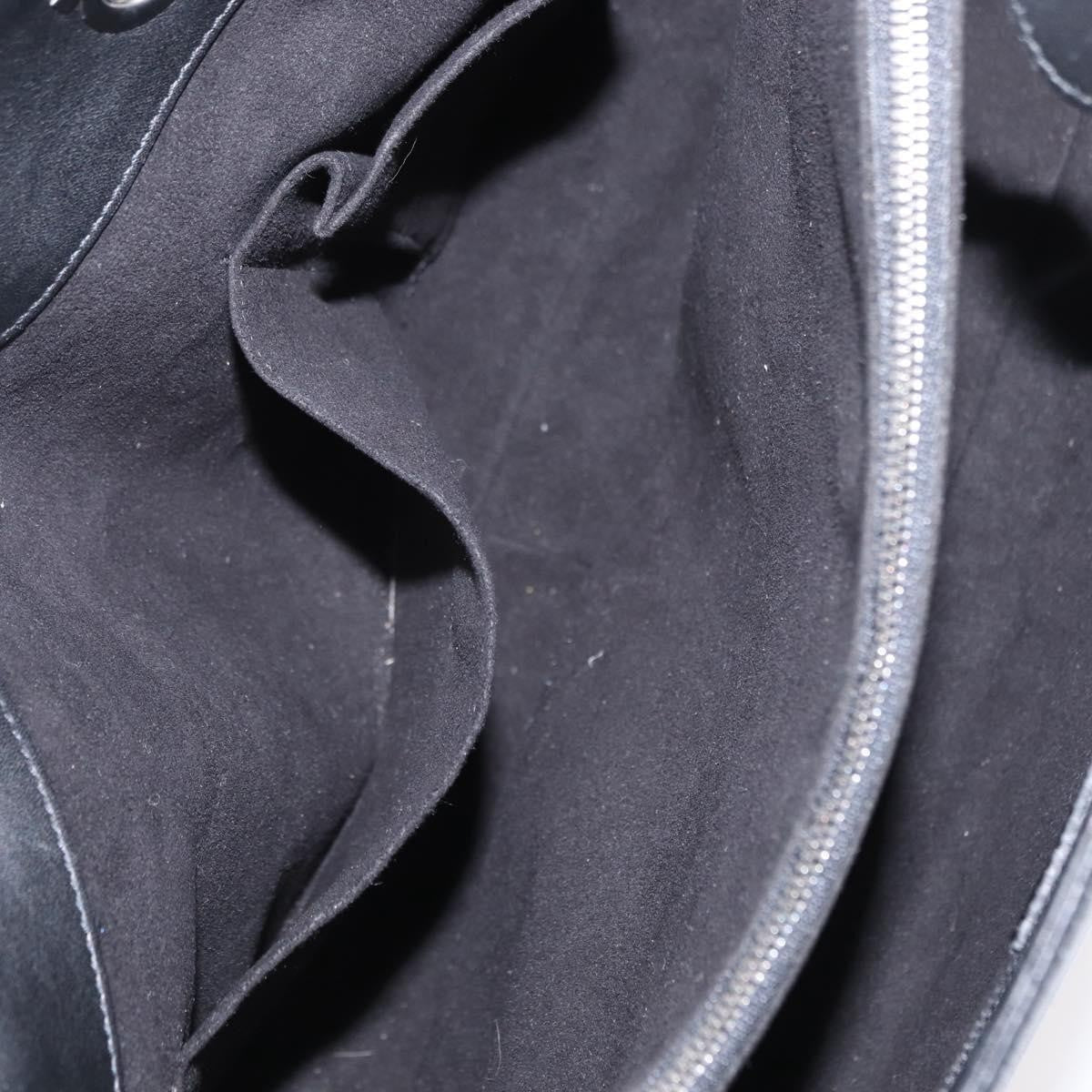 Salvatore Ferragamo Gancini Tote Leather, BLACK, LEATHER, Tote bag