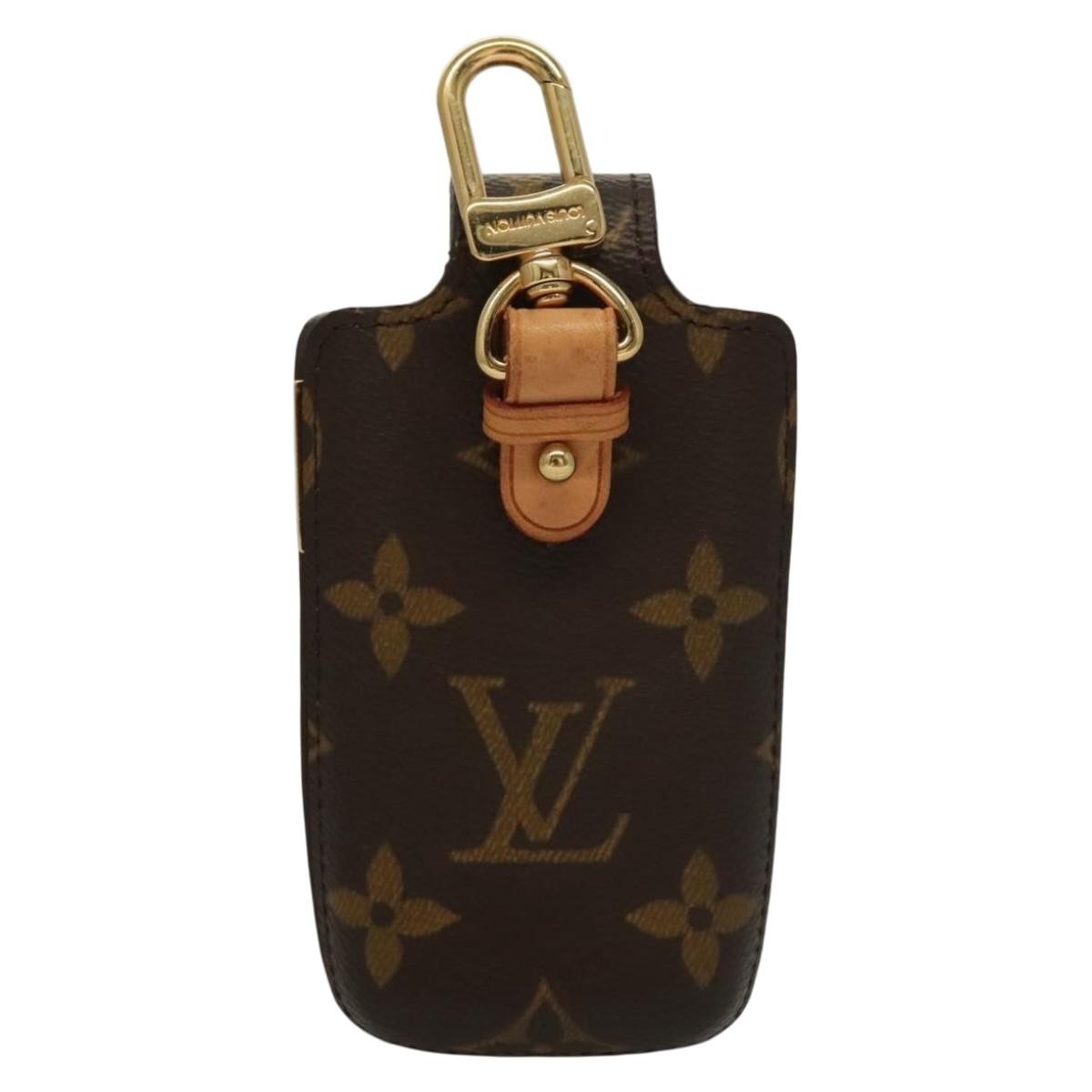 Louis Vuitton Etui Phone Case Monogram Canvas, BROWN, CANVAS, Tech accessory