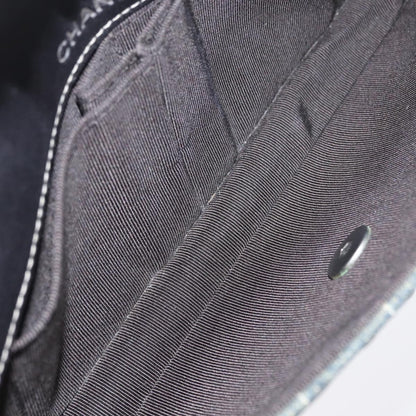 Chanel Chocolate Bar Flap Bag Quilted Denim, BLUE, DENIM_JEANS, Shoulder bag