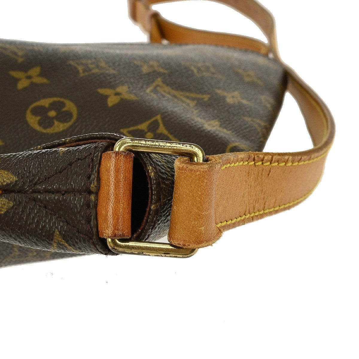 Louis Vuitton Musette Handbag Monogram Canvas, BROWN, CANVAS, Shoulder bag
