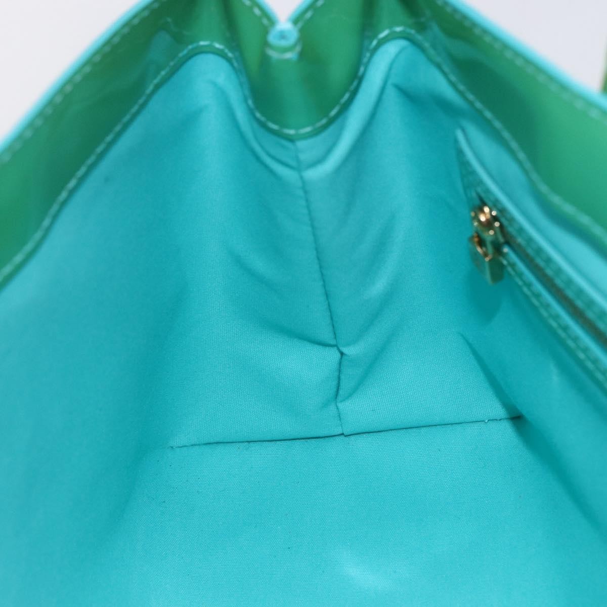 Louis Vuitton Wilshire Handbag Monogram Vernis, BLUE, PATENT_LEATHER, Handbag