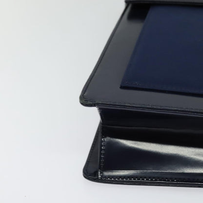 Saint Laurent Vintage Shoulder Bag Leather, BLUE, LEATHER, Shoulder bag